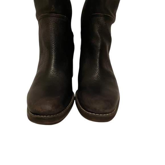 Franco Sarto Women's Kiana Black Leather Tall Zipper Knee-High Boots Shoes 7M - Picture 3 of 16